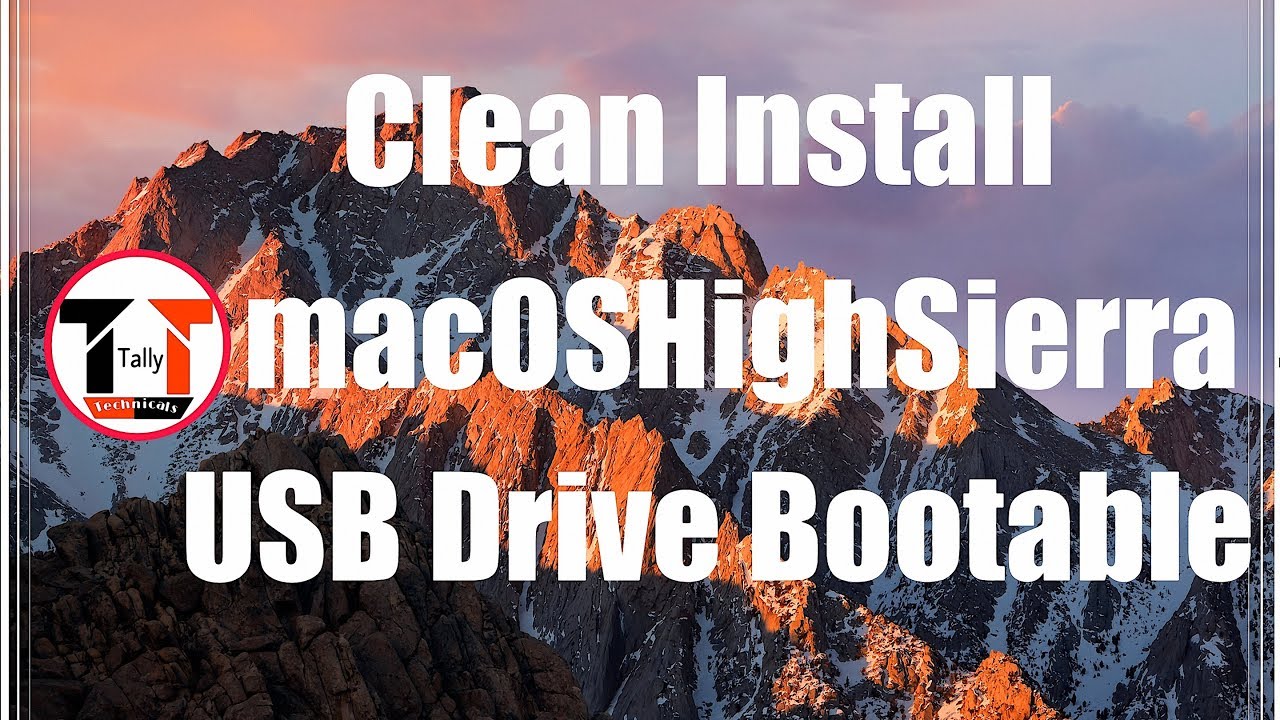 How to create a bootable macos sierra usb install drive